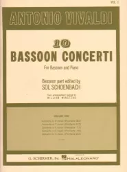 10 Bassoon Concerti, Volume 1 - Bassoon and Piano