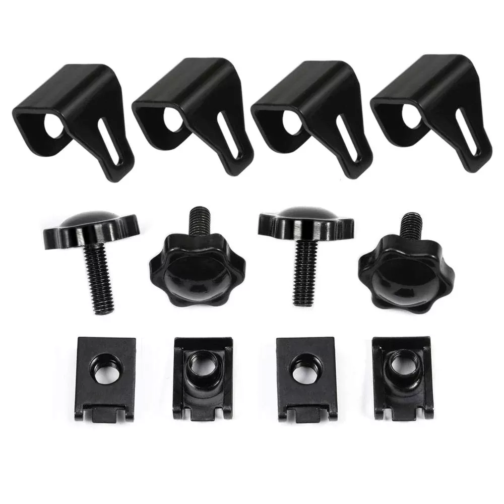 Amazicha Saddlebag Security System Theft Deterrent Bolts Saddle Bag Locks Mounting Screws Compatible For Harley Davidson Touring Road King Street Glide Electra Glide Road Glide 1993-2023