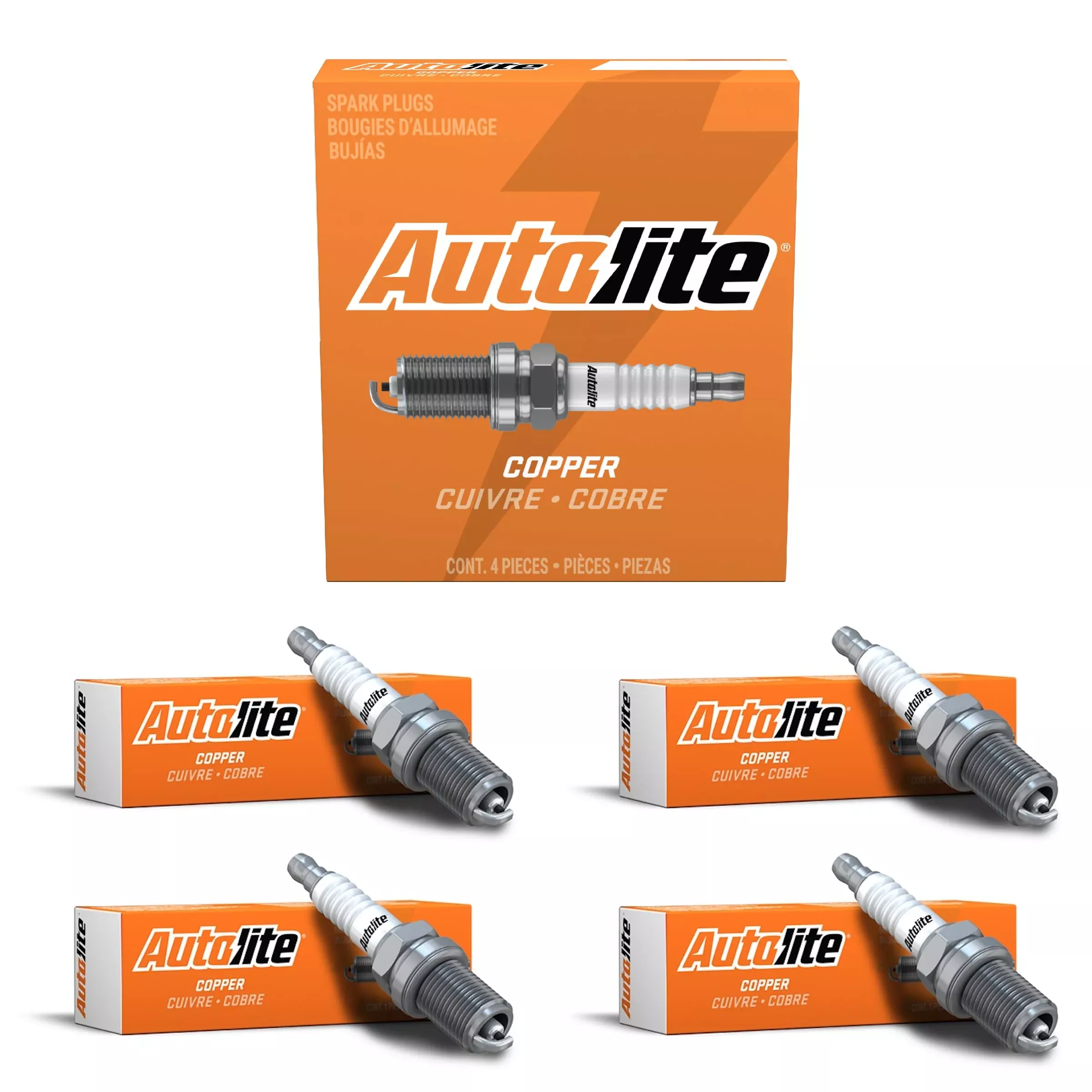 Autolite 25 Copper Resistor Automotive Replacement Spark Plug (1 Pack)