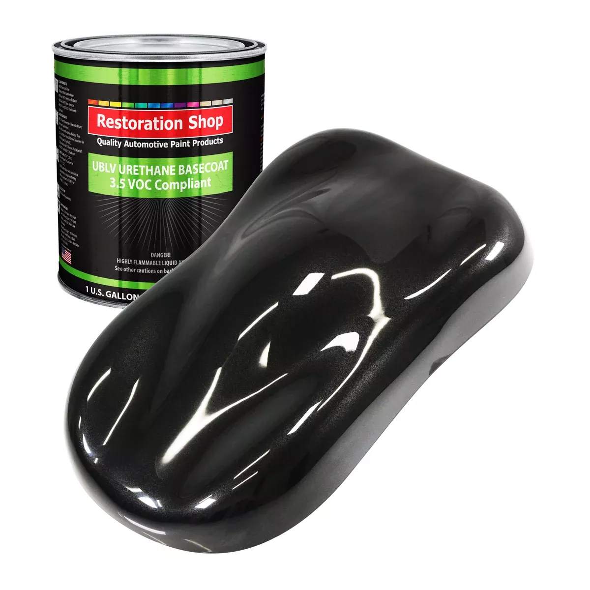 Black Diamond Firemist - LOW VOC Urethane Basecoat Auto Paint - Gallon Paint Color Only - Professional Gloss Automotive Car Truck Refinish Coating