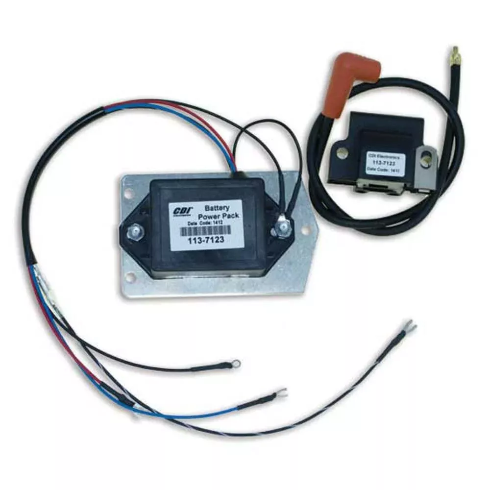 CDI Electronics 113-7123 Battery Power Pack for Johnson/Evinrude - 3 Cyl, Small, Multicoloured (1968-1972)