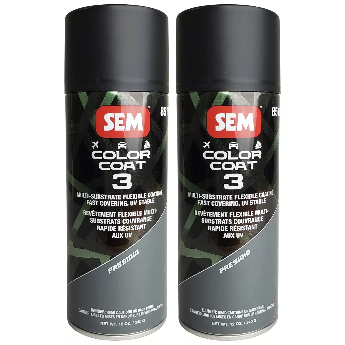 Color Coat 3 Presidio - Multi-Substrate Flexible Coating, 12oz, Aerosol - 2 Pack