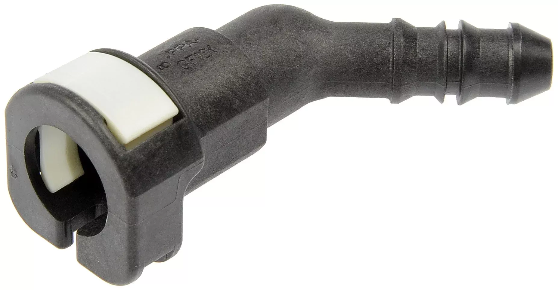 Dorman 800-122 Fuel Line Retaining Clip 5/16 In. Steel To 5/16 In. Nylon With 45 Degree Bend, 2 Pack