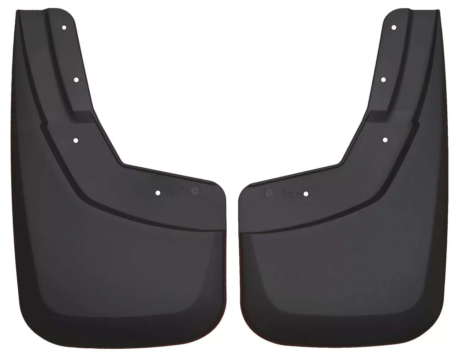 Husky Liners - Front Mud Guards | 2008 - 2012 Ford Escape W/O Integrated Side Step, 2008 - 2011 Mercury Mariner W/O Integrated Side Step, Front Set - Black, 2 Pc | 56671