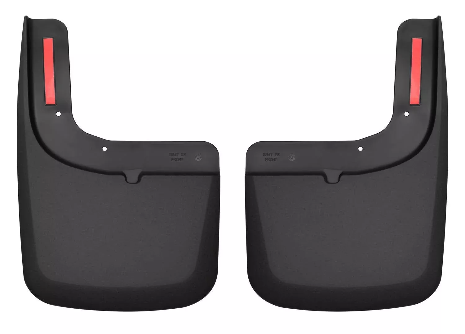 Husky Liners - Front Mud Guards | 2017-2022 Ford F-250/F-350 Super Duty W/Oem Fender Flares, Front Set - Black, 2 Pc | 58471
