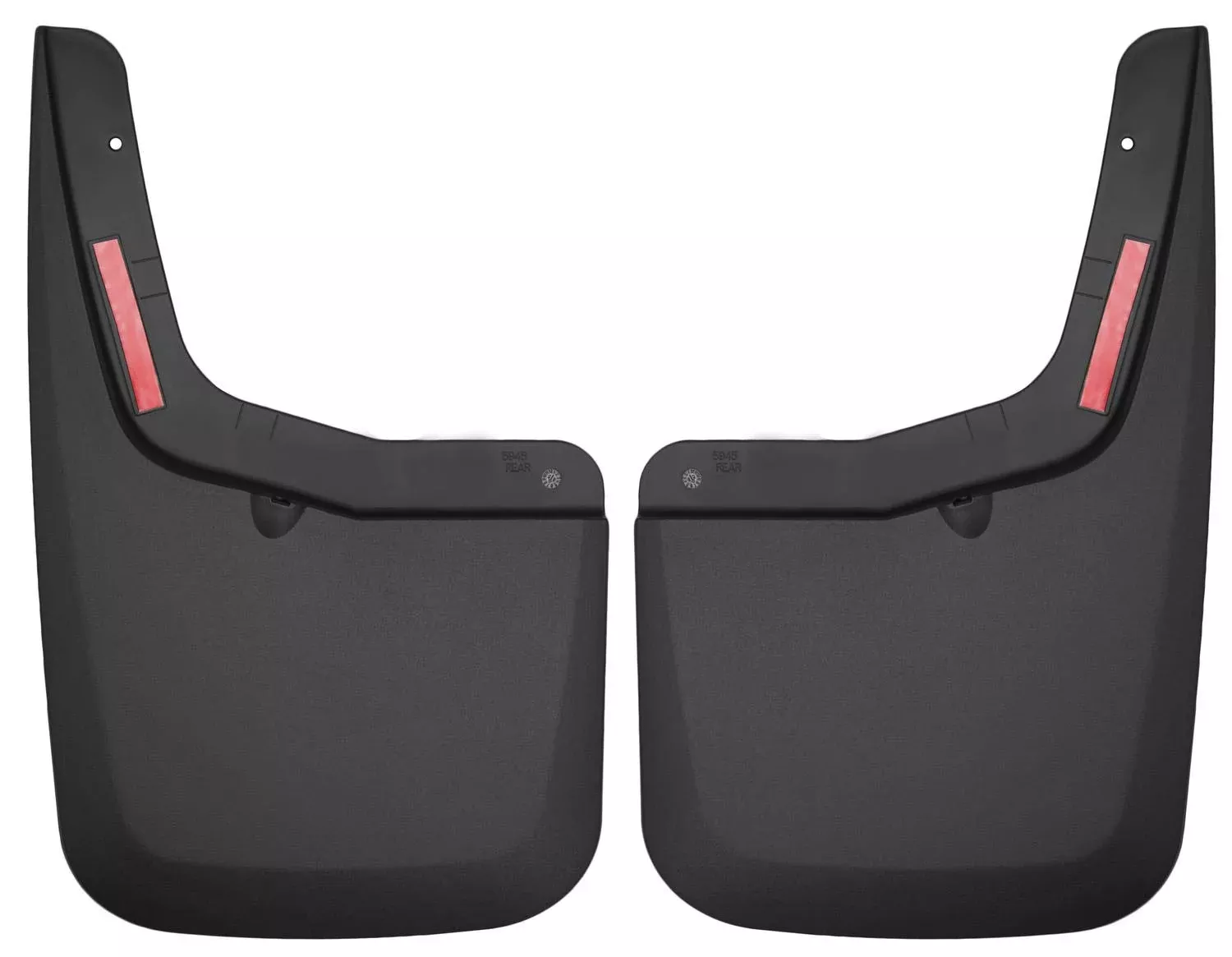 Husky Liners - Rear Mud Guards | 2015 - 2020 Ford F-150 W/ Oem Fender Flares, Rear Set - Black, 2 Pc. | 59451