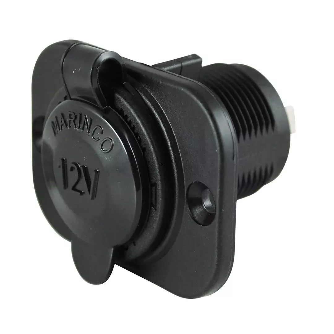 Marinco Parkpower 12Vrcrv 12V Receptacle, Black