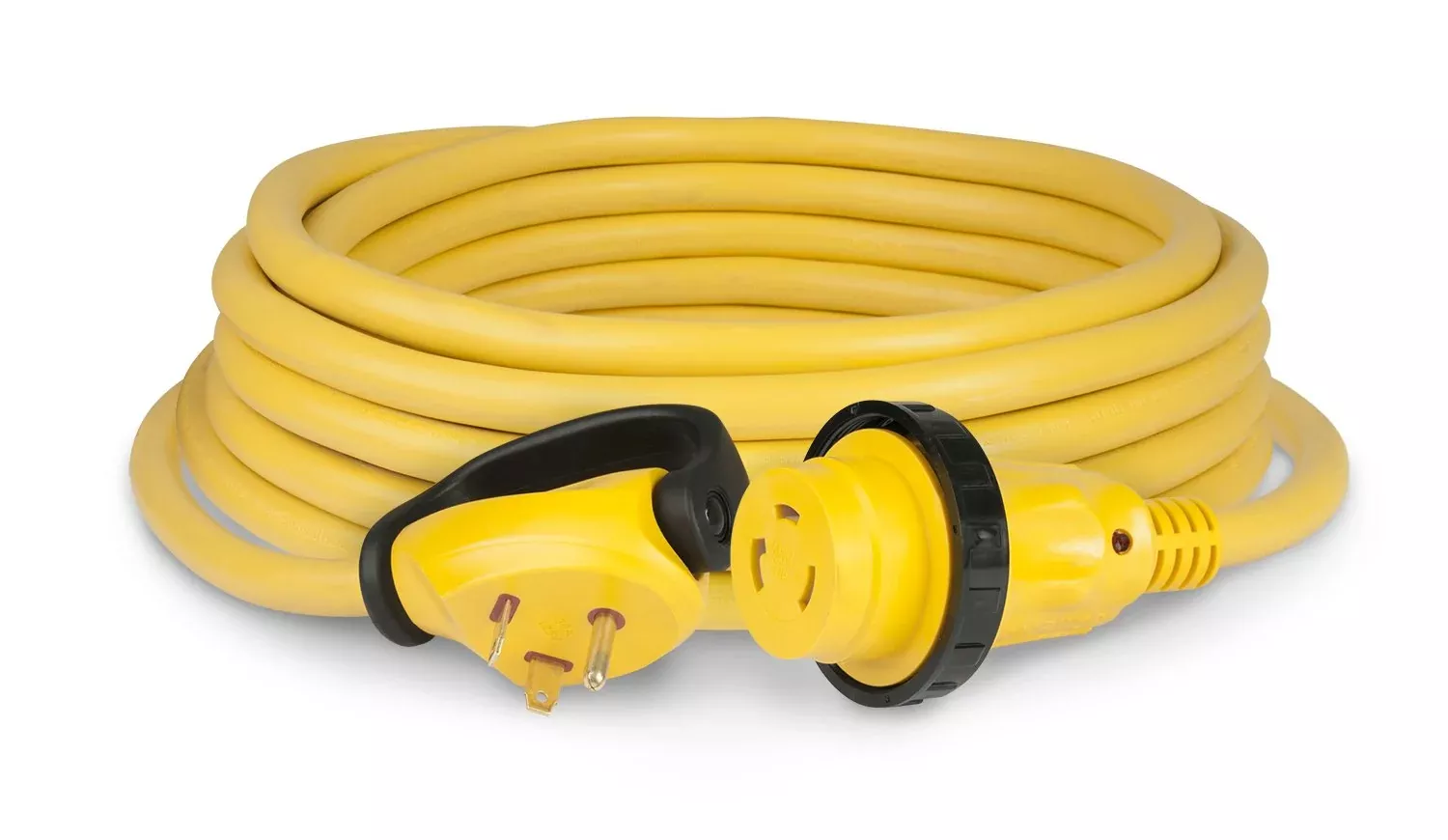 Marinco Parkpower 50Spp.Rv 30 Amp 125V Swivel Handle Rv Power Cord, Yellow, 50'