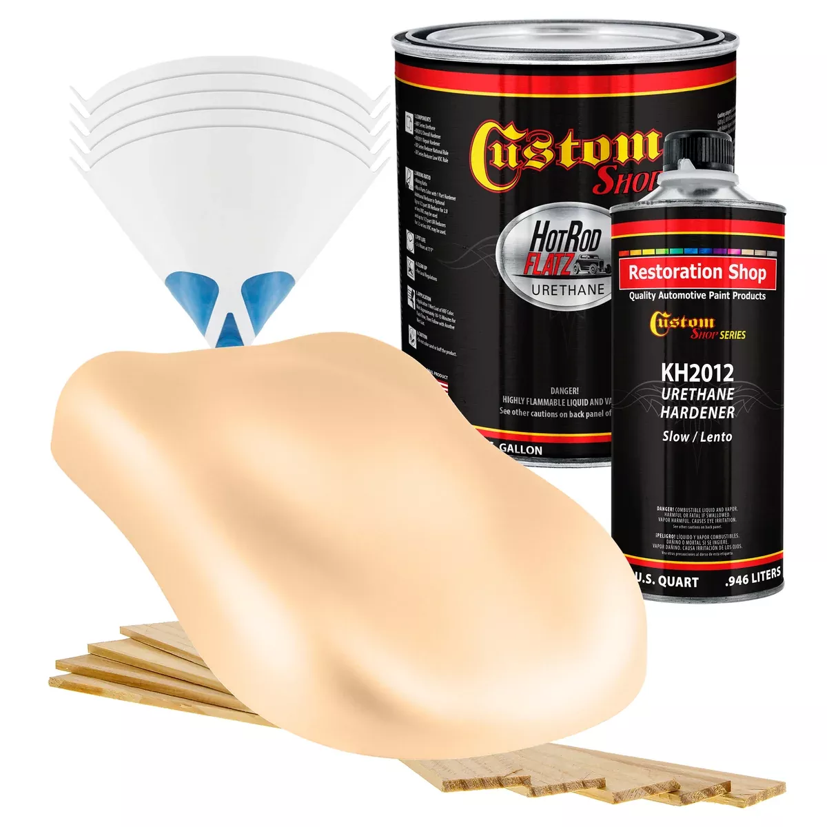 Military Flatz 595-33690 Field Tan - 2K Urethane Flat Automotive Paint - Gallon Kit