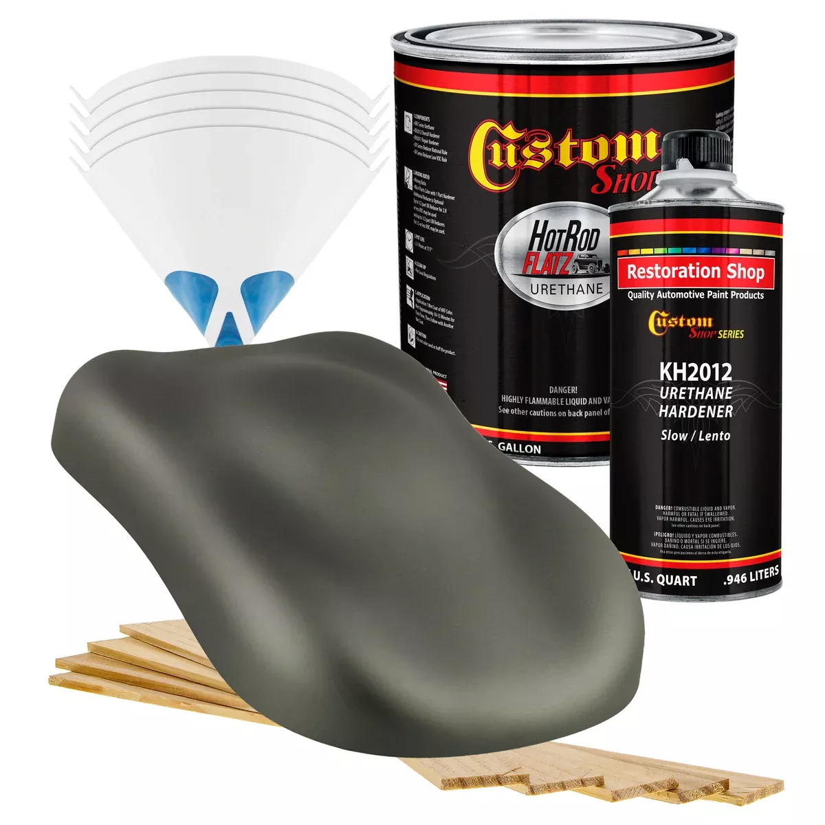 Military Flatz 595-34052 USMC Dark Olive - 2K Urethane Flat Automotive Paint - Gallon