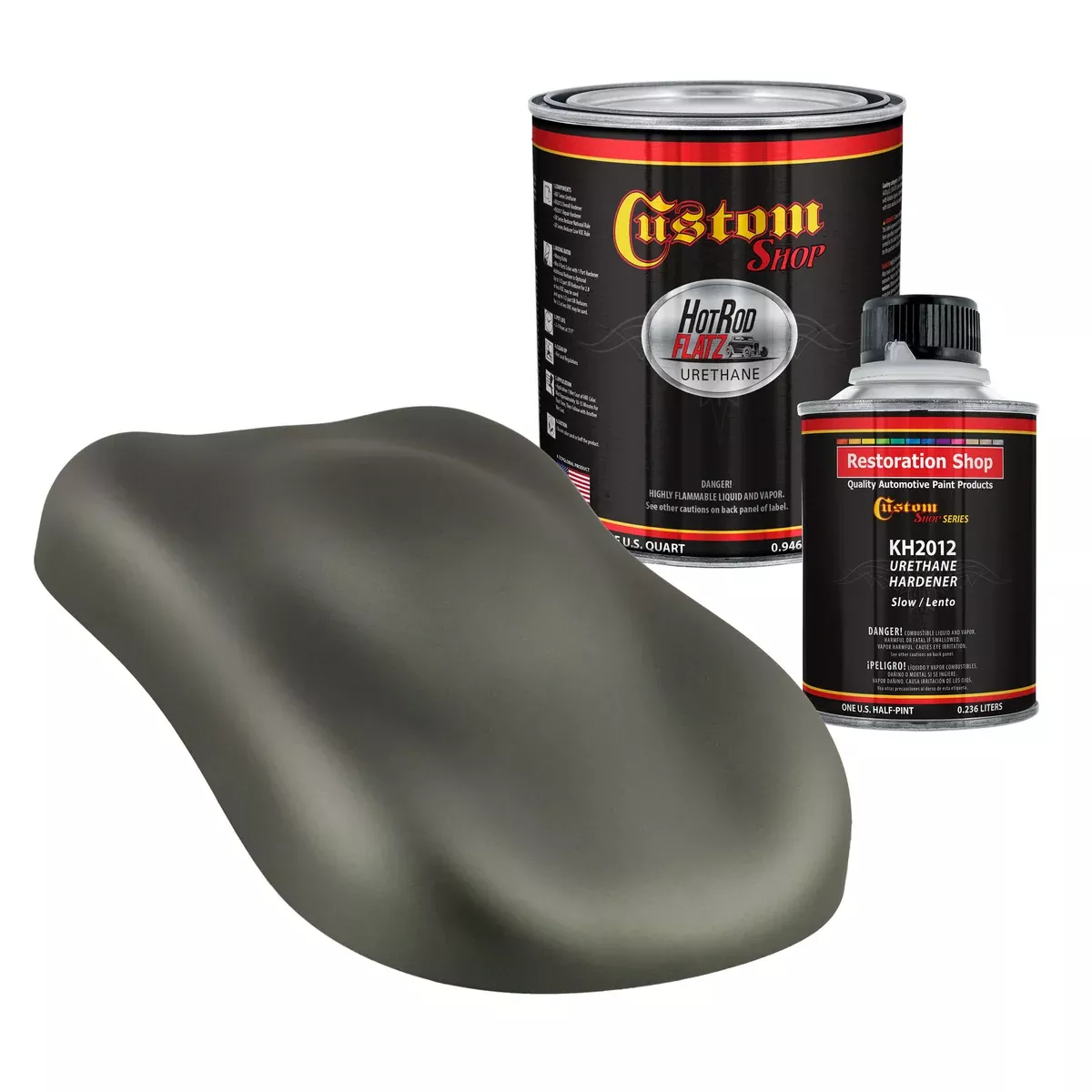 Military Flatz 595-34052 USMC Dark Olive - 2K Urethane Flat Automotive Paint - Quart