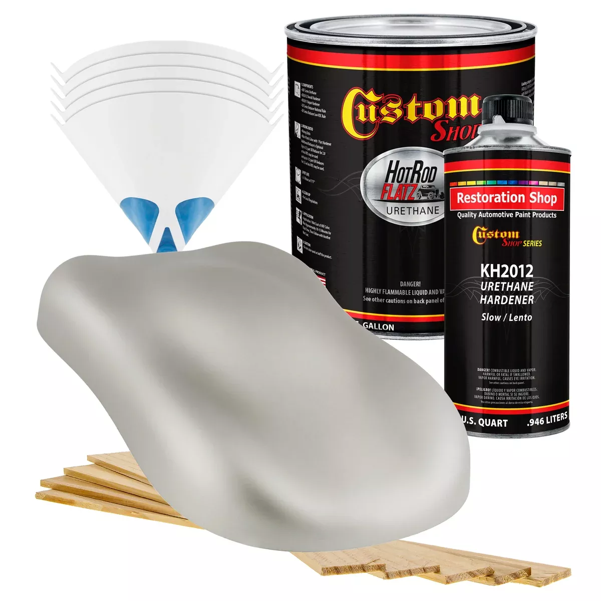 Military Flatz 595-36270 Haze Gray - 2K Urethane Flat Automotive Paint - Gallon Kit