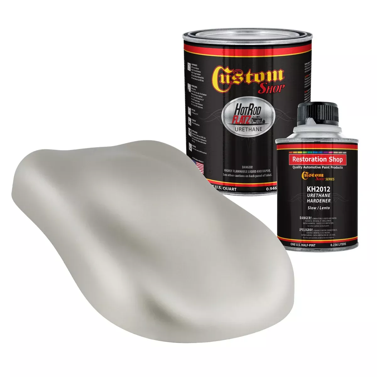 Military Flatz 595-36270 Haze Gray - 2K Urethane Flat Automotive Paint - Quart Kit