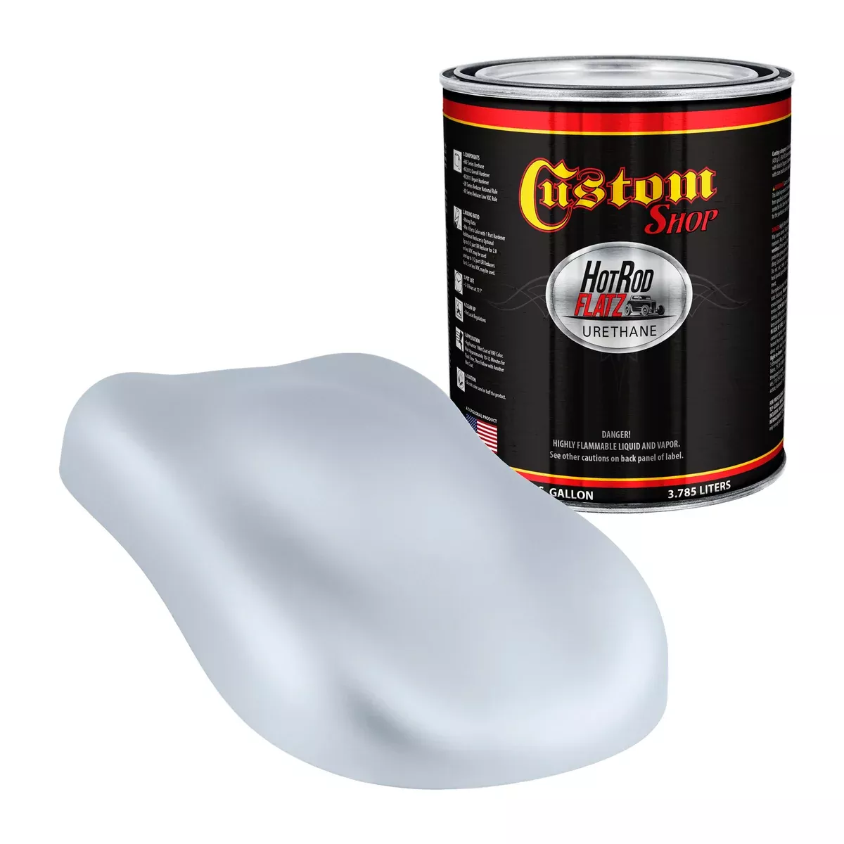 Military Flatz 595-36375 Light Gray - 2K Urethane Flat Automotive Paint - Gallon