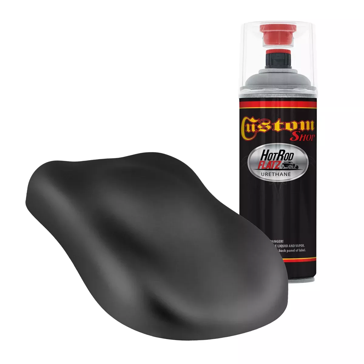 Military Flatz 595-37031 Camo Smoke Black - 2K Urethane Flat Automotive Paint - 2K Aerosol