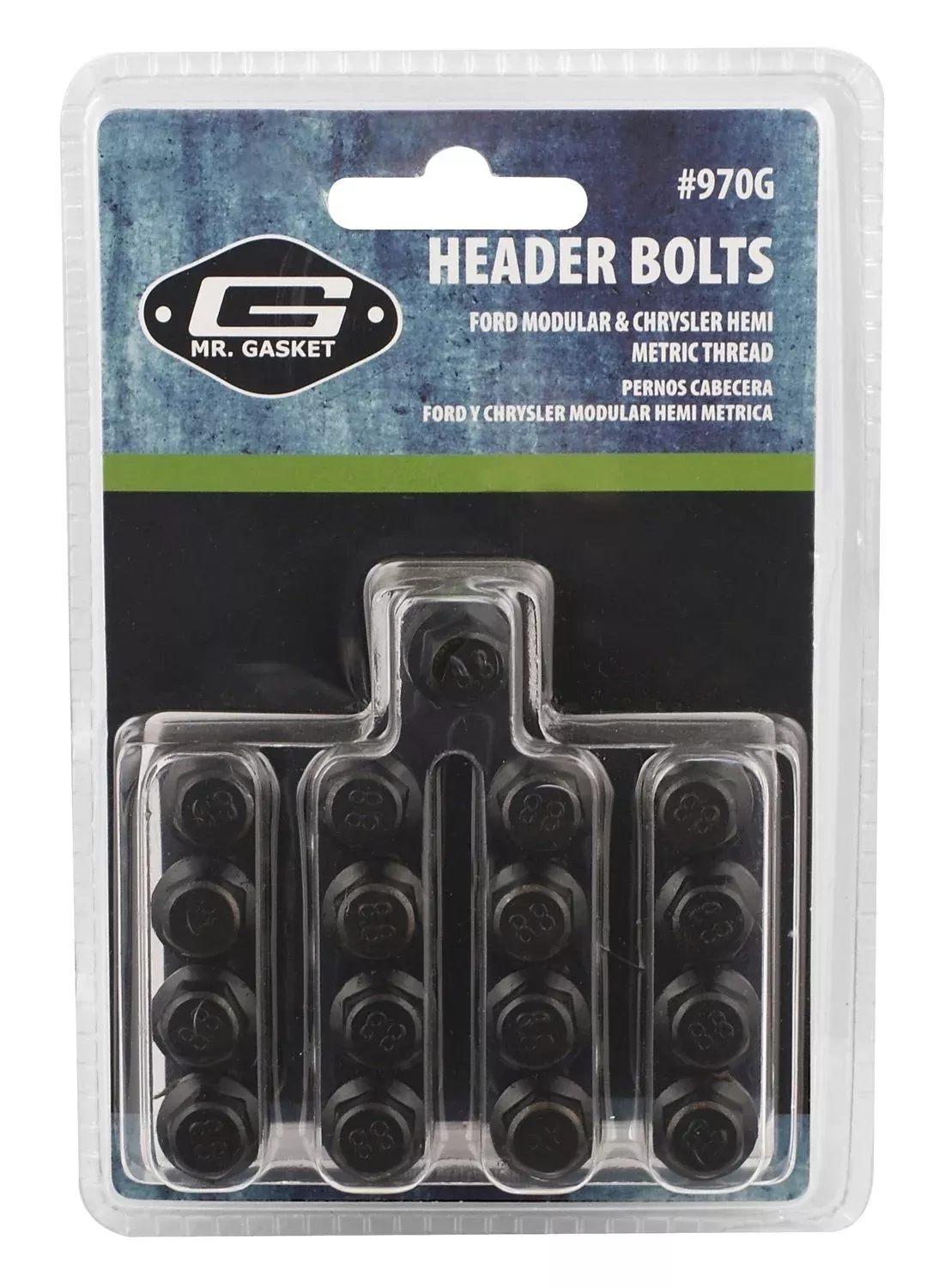 Mr Gasket 970G Metric Header Bolt, (Set Of 17)