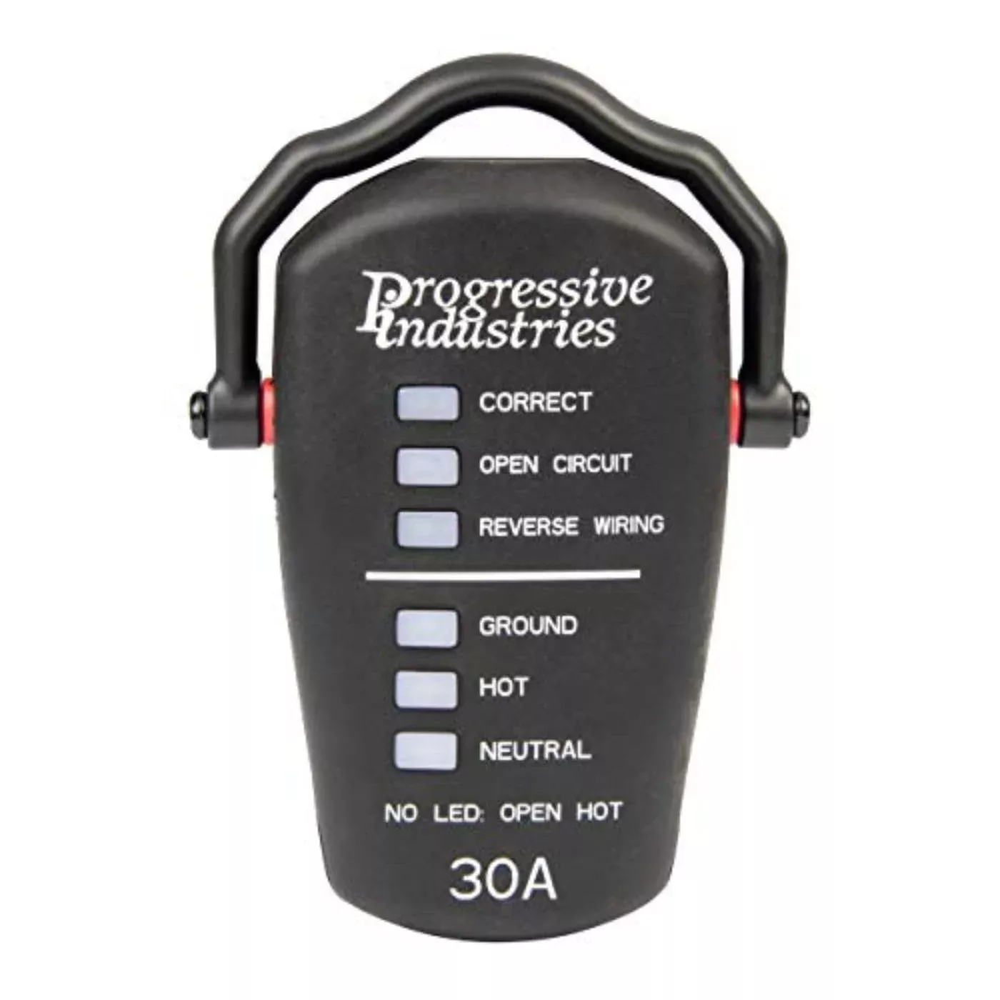 Progressive Industries 30 Amp RV Receptacle Tester RRT-30 - One Size, Durable Material, Easy to Use