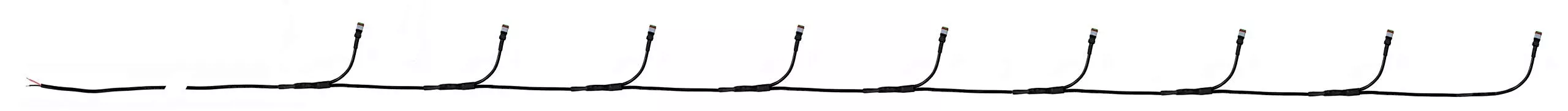 Quake Led Qlb1005 10 Pod Power Wire Harness 12 Foot
