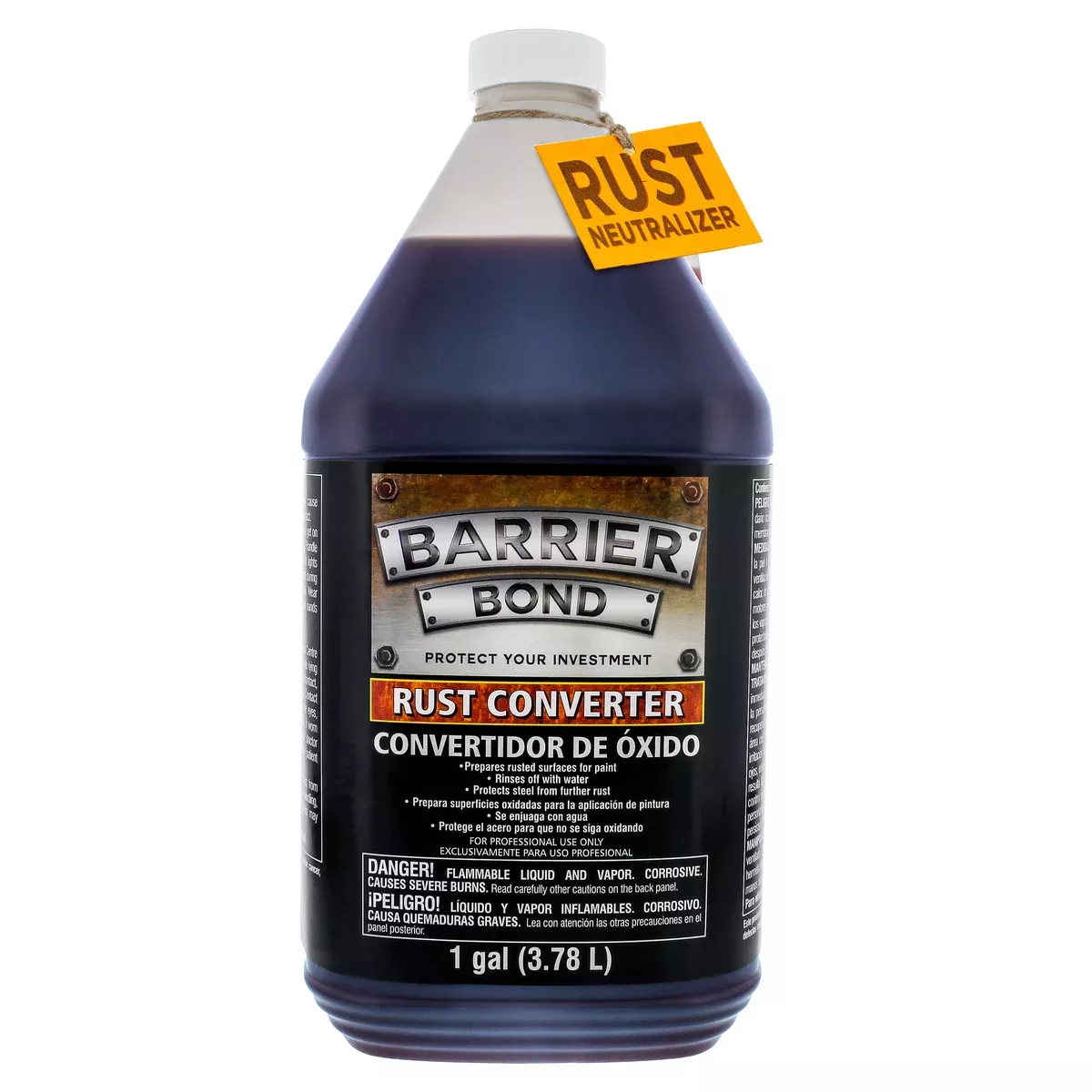 Rust Converter, 1 Gallon, Anti-Rust Metal Coating, Rustpoofing Protection, Rust Remover & Inhibitor