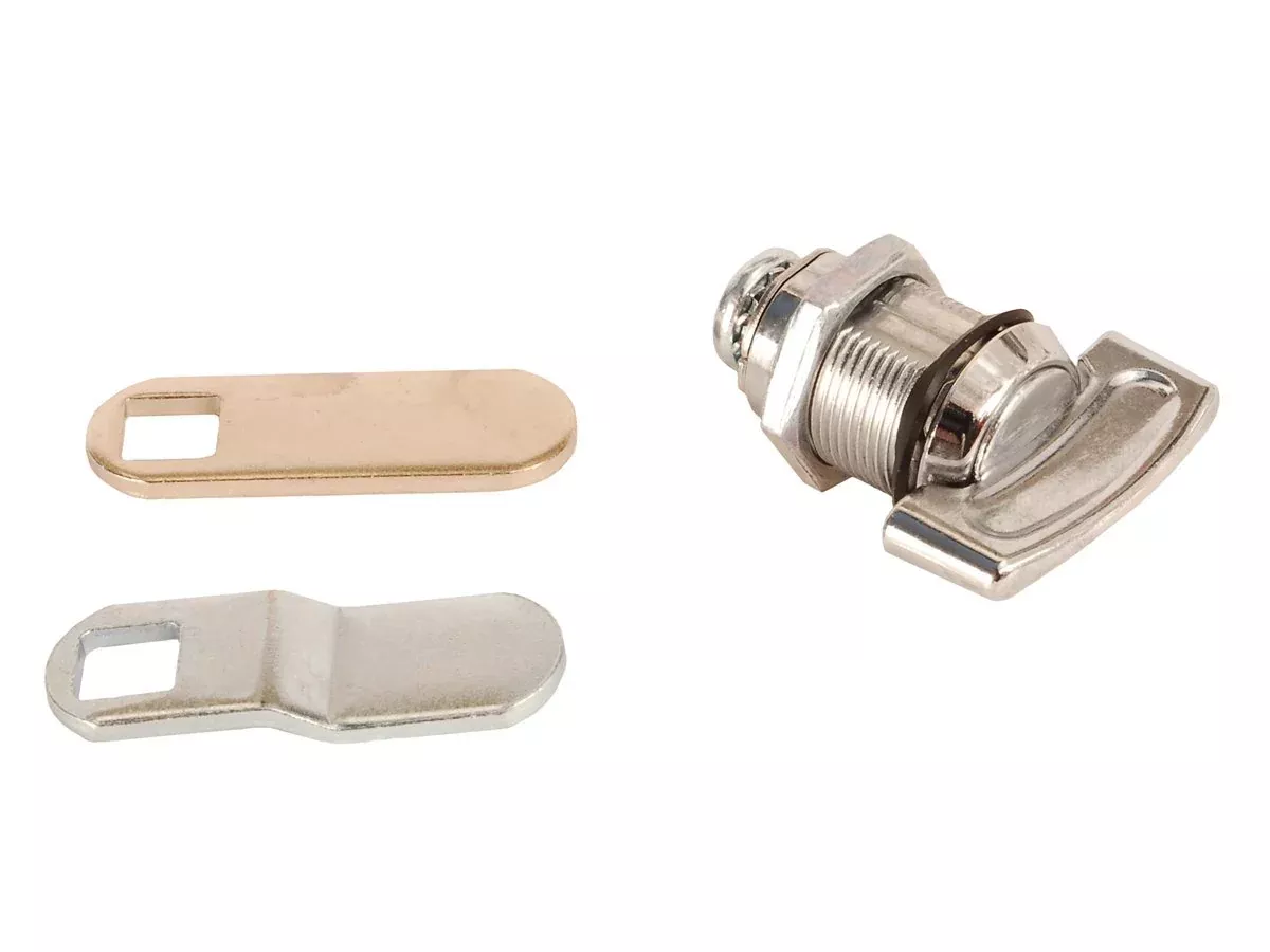 Rv Designer L528, Non-Locking Compartment Lock, Thumb Turn, Weather Resistant, 1-1/8 Inch, Outdoor Hardware, Beige