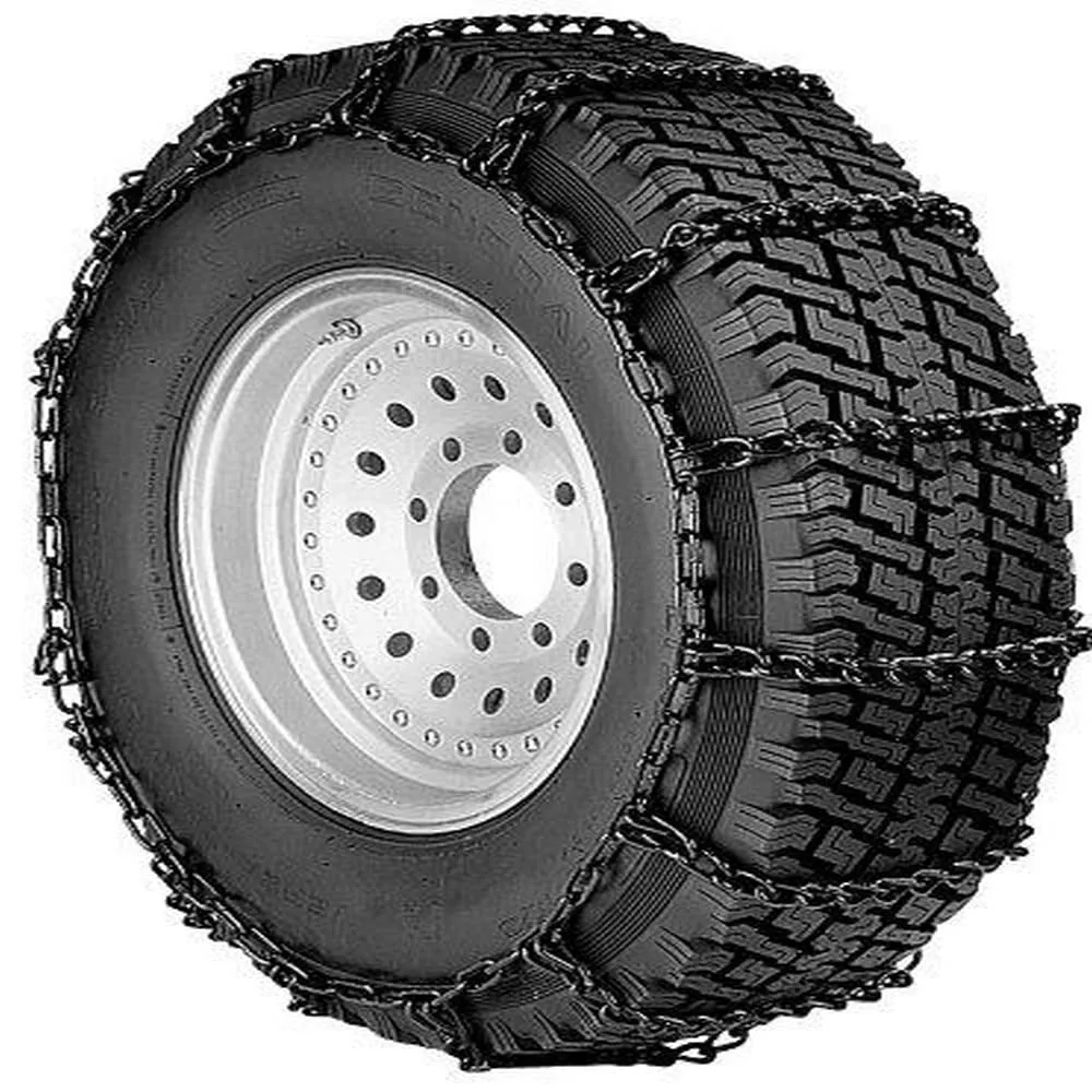 SCC Quik Grip Tire Traction Chains - Set of 2, Manganese Alloy Steel, Metallic, Model QG2228, 13.3 x 11 x 4.7