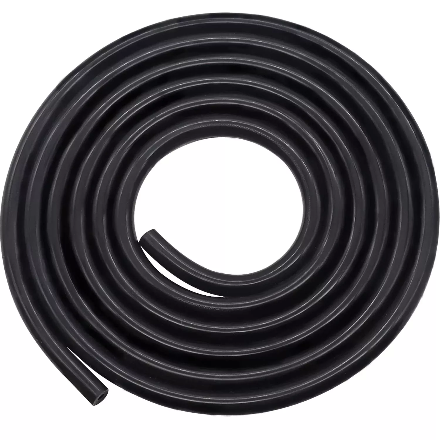 Taiss 6Ft Id 1/8 (3Mm) Silicone Vacuum Tubing Hose Line (Black),High Temperature 130Psi Max Pressure