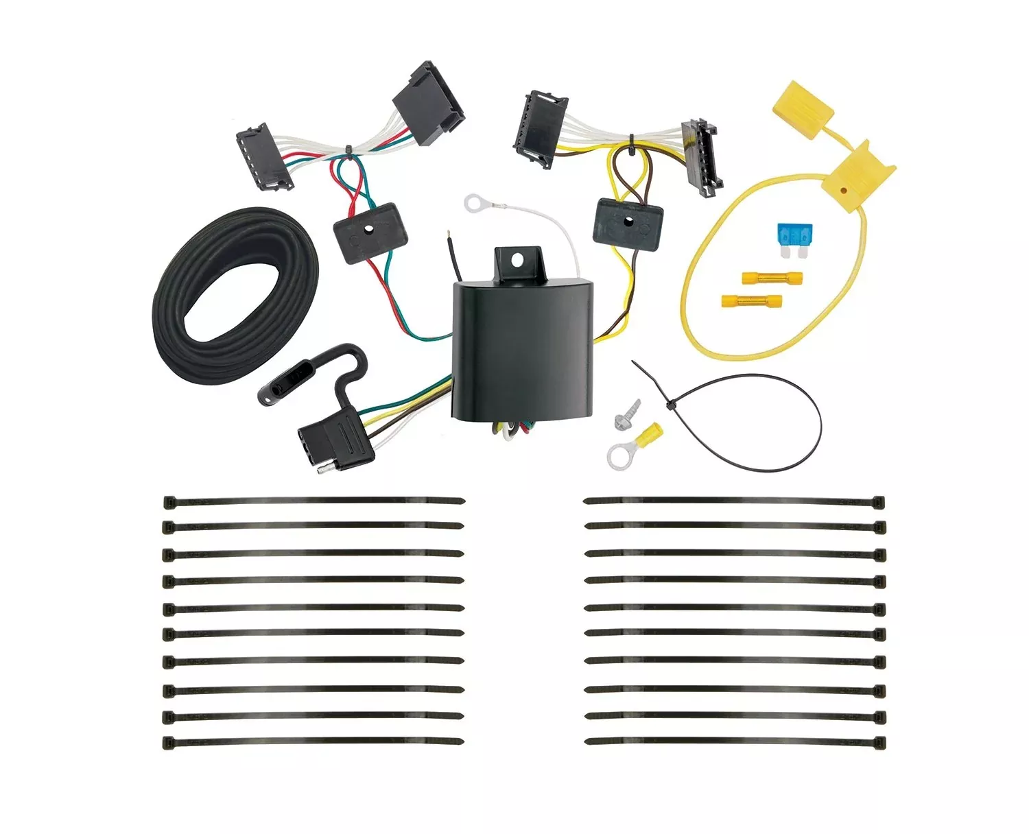 Tekonsha T-One T-Connector Harness, 4-Way Flat, Compatible With Select Dodge Sprinter : Freightliner Sprinter : Mercedes-Benz Sprinter