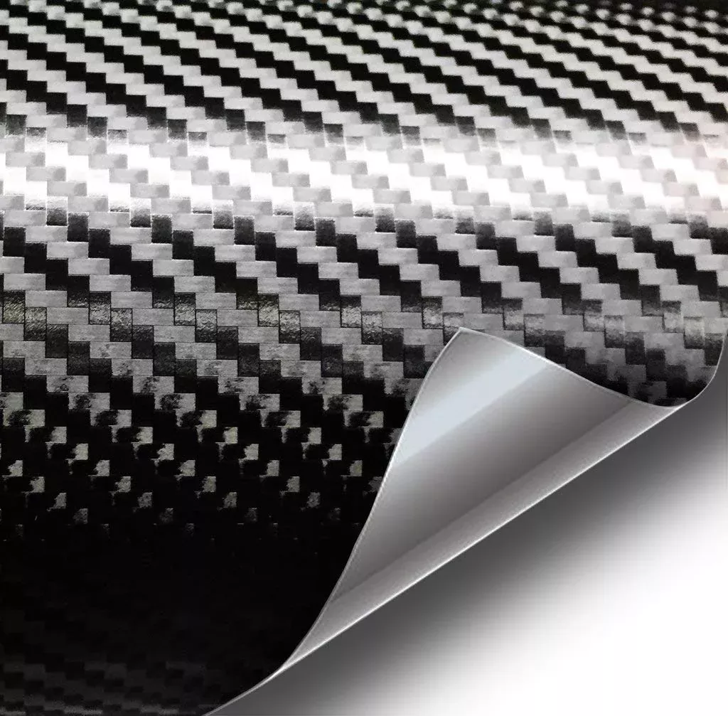 Vvivid+ Premium Black Carbon Fiber Vinyl Wrap Film (1.49Ft X 5Ft)