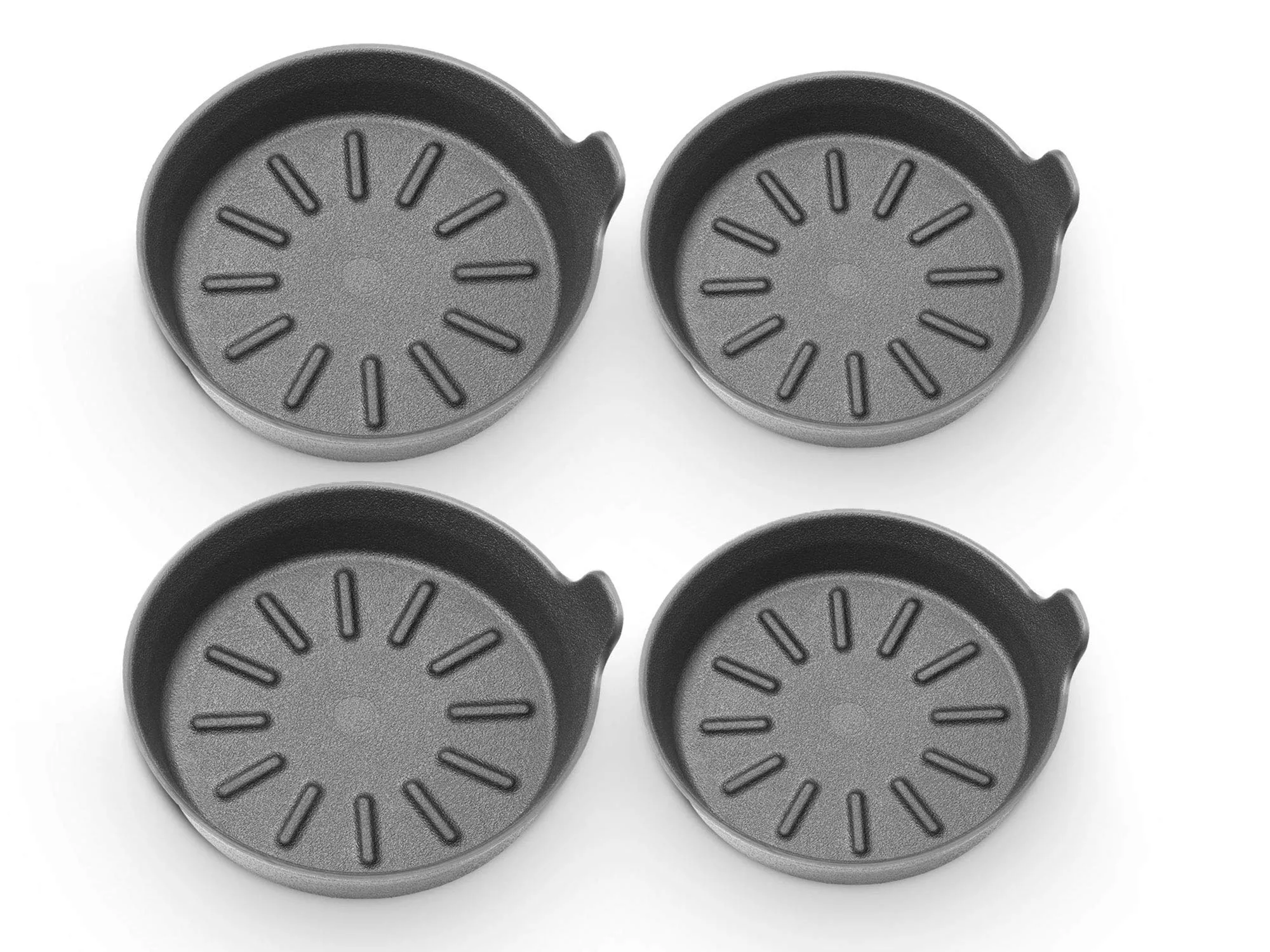 WeatherTech CarCoasters - Removable Rubber Coasters for Cup Holders, 4 Pack, Black, Model 8542111427