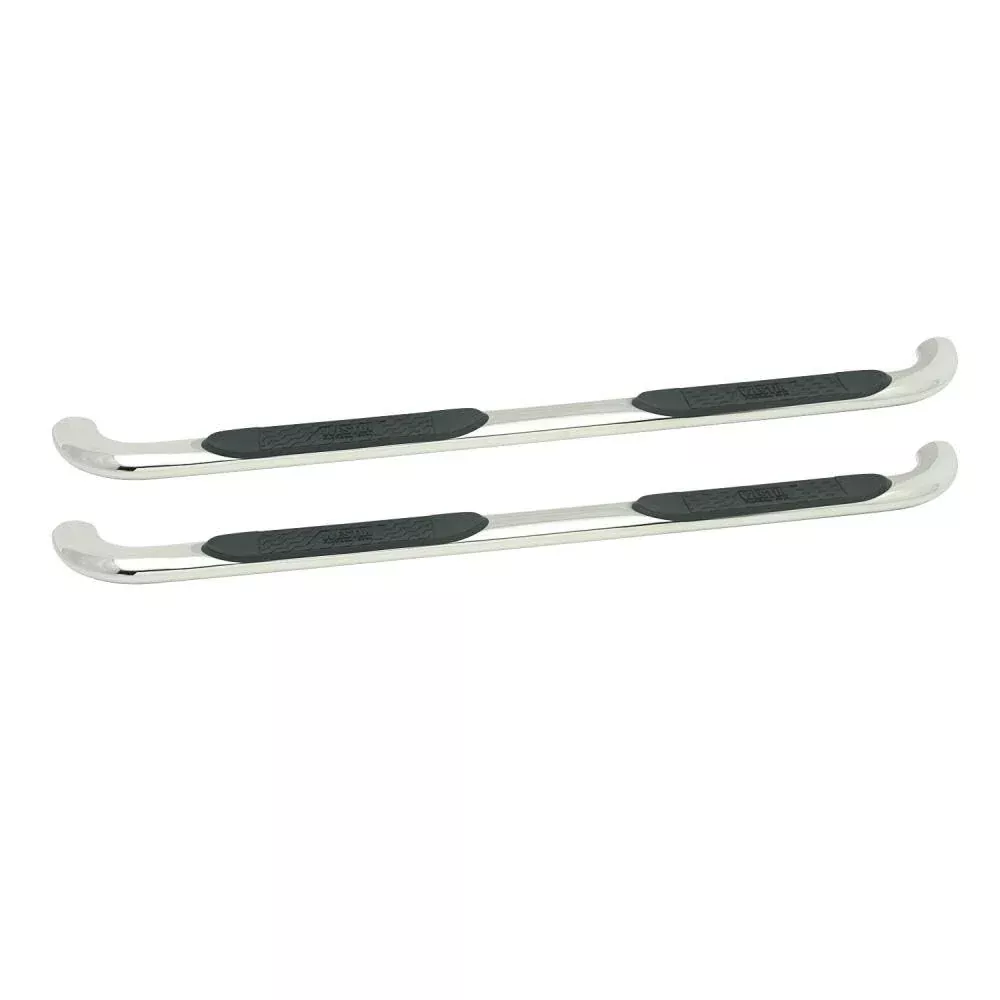 Westin 21-1950 Platinum 4 Oval Nerf Bars Fits 1999-2013 Silverado Sierra 1500 2001-2014 Silverado Sierra 2500 3500Hd Crew Cab (Exc 2011-2014 Hd Diesel) Polished Pair