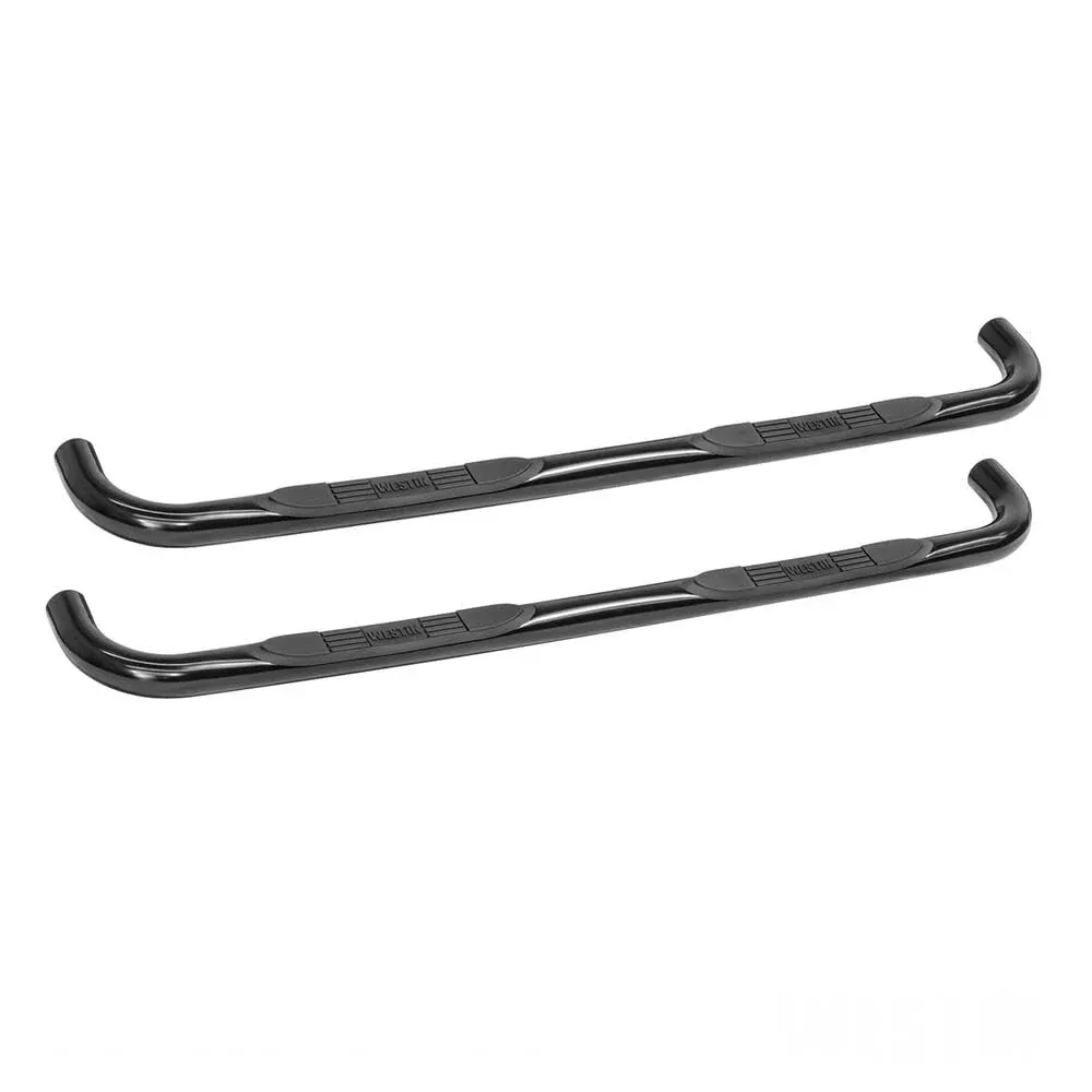 Westin 23-2885 E-Series 3 Round Nerf Bars Fits 2006-2014 Ridgeline Black Pair