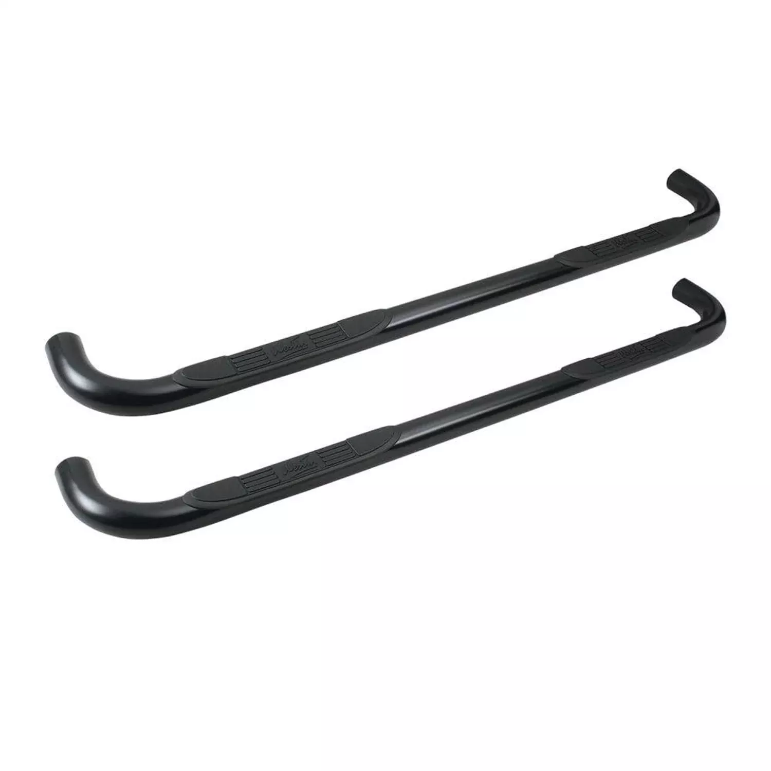 Westin 25-1685 Signature 3 Round Nerf Bars Fits 1999-2013 Silverado Sierra 1500 2001-2014 Silverado Sierra 2500 3500Hd Extended Cab Black Pair