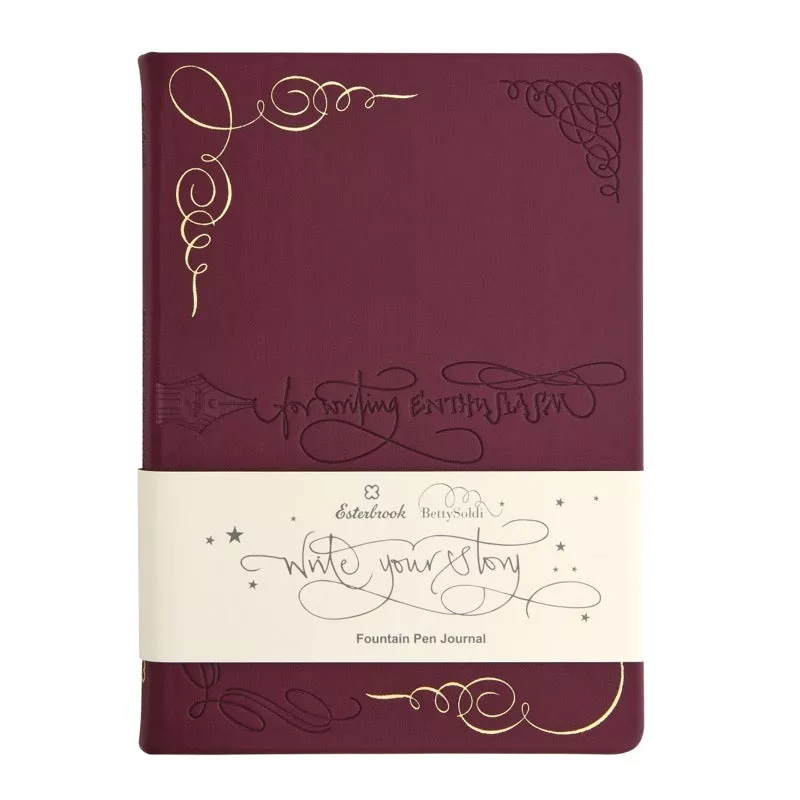 “Write Your Story” A5 Journal – Burgundy (Dot Grid)