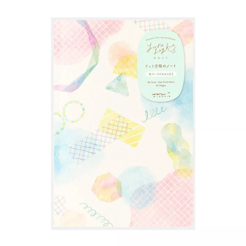 Yuru Log Notebook – Watercolor – B6