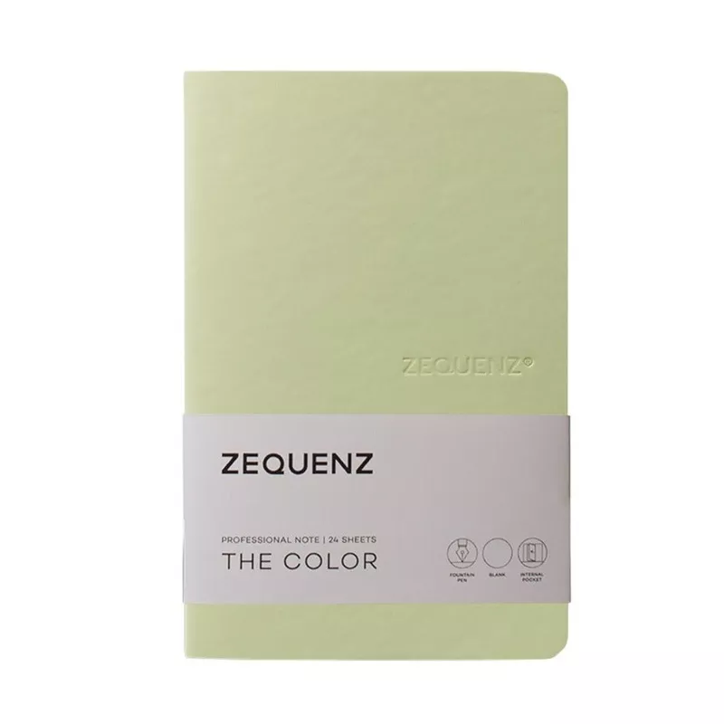 ZEQUENZ, NoteBook – THE COLOR Lite Professional Note OLIVE. Dotted A5