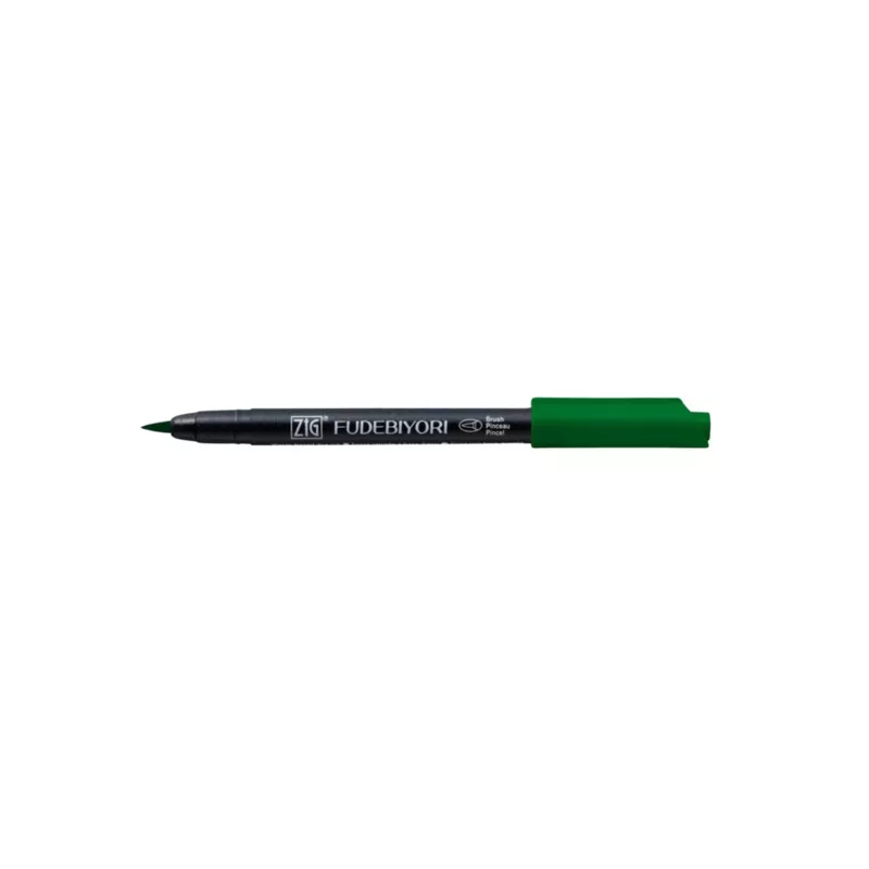 Zig Fudebiyori Brush Pen Green