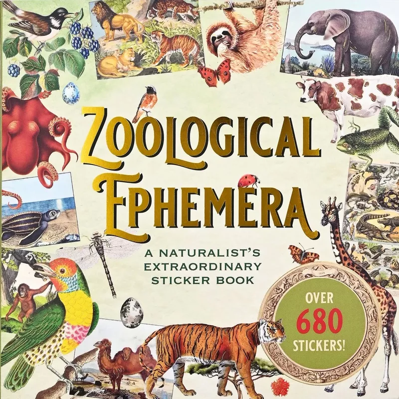Zoological Ephemera Sticker Book FQ12848934